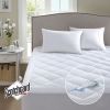 Scotchgard™ Waterproof Diamond-Quilted Mattress Pad – King, Hypoallergenic & Waterproof