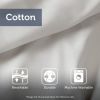 Viola 3-Piece Tufted Cotton Chenille Damask Duvet Cover Set – White, OEKO-TEX
