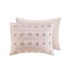Lucy Poly Clip Jacquard Comforter Set with Pompom Details – Twin/Twin XL