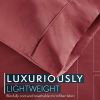Super Soft Microfiber Bed Sheet Set with Deep Pockets – Pillowcase, Flat & Fitted Sheets