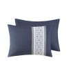 Powell 8-Piece Embroidered Comforter Set – King Size