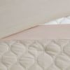 Shawnee Pieced Damask 8-Piece Comforter Set – Blush & Taupe, King