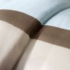 Genevieve Colorblock 7-Piece Comforter Set – Cal King, Neutral Taupe & Blue
