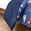 Kids 4-Piece Comforter Set with Toy Pillow – Twin & Full/Queen