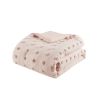 Lucy Poly Clip Jacquard Comforter Set with Pompom Details – Twin/Twin XL