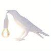 Bird-Shaped Resin Table Lamp with Warm Light and Touch Control