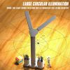 LED Table Lamp with LCD Display, Adjustable Brightness & Pen Holder