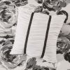 Intelligent Design Dorsey Black & White Floral Comforter Set – Twin XL