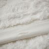 Viola 3-Piece Tufted Cotton Chenille Damask Duvet Cover Set – White, OEKO-TEX