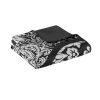 Vienna 6-Piece Cotton Damask Duvet Cover Set – Black & White, OEKO-TEX