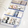 Under-Bed Storage Organizer with 5 Compartments – Foldable & Dust-Resistant