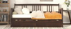 Twin Size Pine Wood Daybed with Storage Drawers – Multi-Functional Sofa & Bed