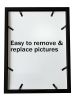 Flap Design Canvas Wall Art with Solid Wood Frame & Tempered Plexiglass