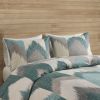 Alpine Ikat Chevron Cotton Comforter Mini Set – Full/Queen