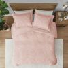 Arya Embroidered Medallion Faux Fur Comforter Mini Set – Twin