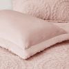 Arya Embroidered Medallion Faux Fur Comforter Mini Set – Twin