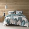Alpine Ikat Chevron Cotton Comforter Mini Set – Full/Queen